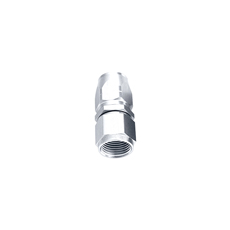 ALLOY STRAIGHT HOSE END -4AN  SILVER CUTTER STYLE SWIVEL NUT
